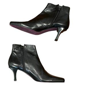 Donald J Pliner Leather Booties